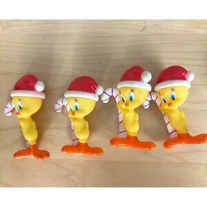 VTG 1987 Warner Bros Christmas Light Covers Looney Tunes - TWEETY BIRD Set of 4